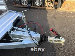 BRAND NEW 10ft x 5ft TWIN AXLE TRAILER WITH 40CM MESH 1300KG BRAKED
