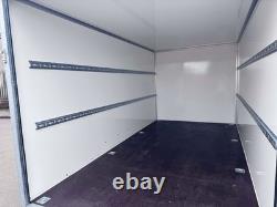 BRAND NEW 4M x 2M x 2M TWIN AXLE BOX TRAILER WITH RAMP DOOR 2700KG