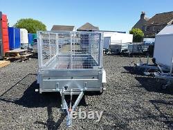 BRAND NEW 7.7 x 4.2 TWIN AXLE BORO TRAILER WITH 80CM MESH 750KG