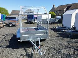 BRAND NEW 7.7 x 4.2 TWIN AXLE BORO TRAILER WITH 80CM MESH 750KG