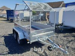 BRAND NEW 7.7 x 4.2 TWIN AXLE BORO TRAILER WITH 80CM MESH 750KG