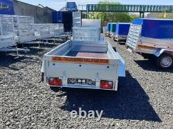 BRAND NEW 7,7ft x 4,2ft Niewiadow Twin Axle Flat Trailer 750KG