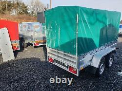 BRAND NEW 8.7 x 4.2 TWIN AXLE WITH 150CM COVER AND FRAME BORO TRAILER & RAMP