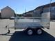 Brand New 8,7ft X 4,2ft Twin Axle Niewiadow Trailer With 40cm Mesh And A Ramp