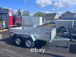 BRAND NEW 8,7ft x 4,2ft TWIN AXLE FLAT TRAILER