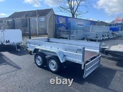 BRAND NEW 8,7ft x 4,2ft TWIN AXLE FLAT TRAILER