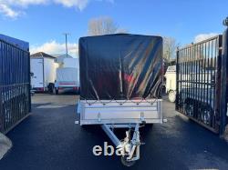 BRAND NEW 8,7ft x 4,2ft TWIN AXLE NIEWIADOW TRAILER WITH FRAME AND COVER 750KG