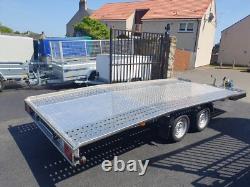 BRAND NEW JUPITER 4,5M x 2,1M TWIN AXLE CAR TRANSPORTER TRAILER 2700KG