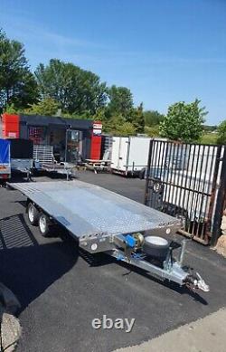 BRAND NEW JUPITER 4,5M x 2,1M TWIN AXLE CAR TRANSPORTER TRAILER 2700KG