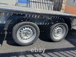 BRAND NEW JUPITER 4,5M x 2,1M TWIN AXLE CAR TRANSPORTER TRAILER 2700KG