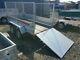 Brand New Model 8.7x4.2 Twin Axle Trailer With 80cm Mesh And A Ramp 750kg