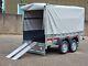 Brand New Motorcycle Bike Motorbike Trailer 8,7ft X 4,1ft 750 Kg With H 110 Cm