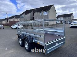 BRAND NEW ZASLAW 265TH 8FT x 4FT TWIN AXLE TRAILER WITH 40CM MESH 2000KG