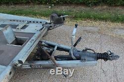 BRIAN JAMES HIMAX TWIN AXLE TILT 3.5 ton Car Trailer + Manual Winch (£5k new)