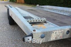 BRIAN JAMES HIMAX TWIN AXLE TILT 3.5 ton Car Trailer + Manual Winch (£5k new)