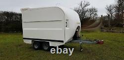 Bateson 120v Twin Axle Unbraked Box Van Trailer 750kg