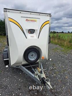 Bateson 160V Van Towavan Box Trailer 8x4x5 1300Kg Excellent condition Twin Axle