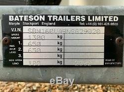 Bateson Trailer, Tow A Van. Twin Axle. 8 X 4 X 5 Foot Height