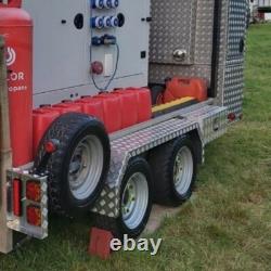Bespoke Metal Aluminium Trailer Mudguards pair, Twin Axle, Tandem, 1500mm Length