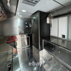 Black Twin Axle Catering Trailer Mobile Street Food Business Unit