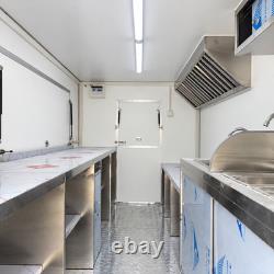 Black Twin Axle Mobile Catering Trailer Large Serving Hatch Street Food