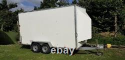 Blue Line Box Van Twin Axle Danish Trolley Trailer 14 X 6 X 7 3500kg