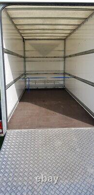 Blue Line Box Van Twin Axle Danish Trolley Trailer 14 X 6 X 7 3500kg