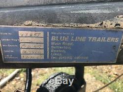 Blue Line Twin Axle Box Trailer