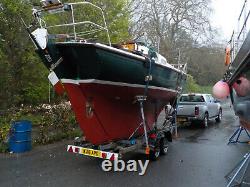 Boat Trailer. Twin Axle 3500kg Braked Trailer. New Tyres. Ring Hitch + Lights