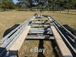 Boat trailer braked twin axle 3600 kg load