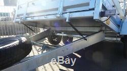 Box Car Trailer 10ft X 5ft Twin Axle Unbrakde 750kg Canvas Cover 5,2ft