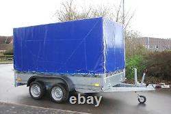 Box Car Trailer 2700kg 3m x 1,5m Twin Axle Braked Trailer Heavy Duty Trailer