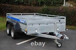 Box Car Trailer 2700kg 3m x 1,5m Twin Axle Braked Trailer Heavy Duty Trailer