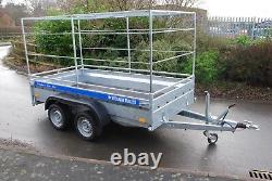 Box Car Trailer 2700kg 3m x 1,5m Twin Axle Braked Trailer Heavy Duty Trailer