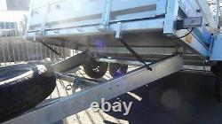 Box Tipping Car Trailer 10 X 5 Twin Axle Class 750kg With Canvas Cover Al-ko