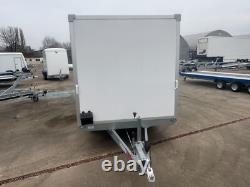 Box Trailer 10ft x 6ft x 6ftH Twin Axle Car Trailer 3m x 1.8m 2700kg Tail Ramp