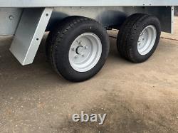 Box Trailer 10ft x 6ft x 6ftH Twin Axle Car Trailer 3m x 1.8m 2700kg Tail Ramp