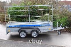 Box Trailer 10x5 twin axle 2700kg 3m x 1,5m Braked Trailer AL-KO Suspension