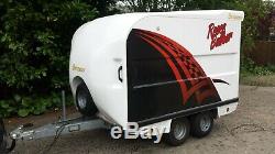 Box Trailer 750kg twin axle unbraked Bateson 120v 115cm x 205cm