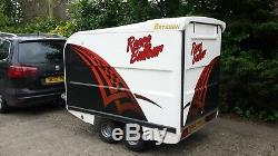 Box Trailer 750kg twin axle unbraked Bateson 120v 115cm x 205cm