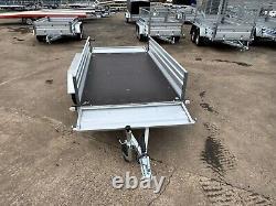 Box Trailer 8x4 Twin Axle ALKO 750kg Car Trailer Canvas Cover @Wychavon Trailers