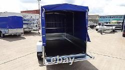 Box Trailer 8x4 Twin Axle ALKO 750kg Car Trailer Canvas Cover @Wychavon Trailers