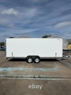 Box Trailer Car Trailer 19,6ft x 6,5ft x 6,5ft 3500kg Twin Axle @wychavon