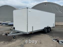 Box Trailer Car Transporter Trailer 19,6ft x 6,5ft x 6,5ft 3500kg Twin Axle