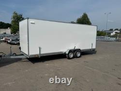Box Trailer Car Transporter Trailer 19,6ft x 6,5ft x 6,5ft 3500kg Twin Axle