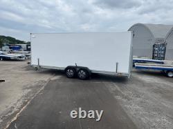 Box Trailer Car Transporter Trailer 19,6ft x 6,5ft x 6,5ft 3500kg Twin Axle