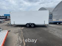 Box Trailer Car Transporter Trailer 19,6ft x 6,5ft x 6,5ft 3500kg Twin Axle