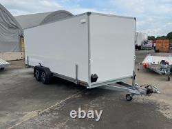 Box Trailer Car Transporter Trailer 19,6ft x 6,5ft x 6,5ft 3500kg Twin Axle