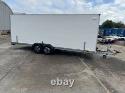 Box Trailer Car Transporter Trailer 19,6ft x 6,5ft x 6,5ft 3500kg Twin Axle