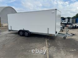 Box Trailer Car Transporter Trailer 19,6ft x 6,5ft x 6,5ft 3500kg Twin Axle